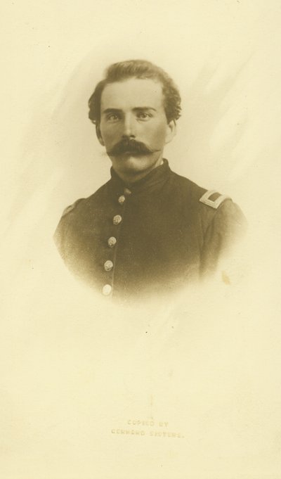 Bust Portrait of a Man in Uniform by Gerhard Sisters Studio